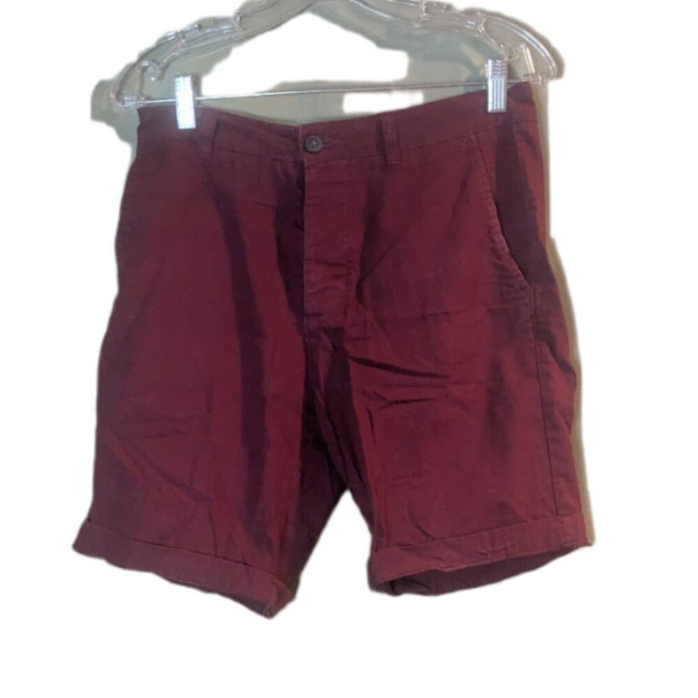 H&M Divided Burgundy Men's Shorts Size 28